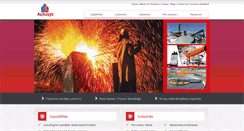 Desktop Screenshot of ael-india.com